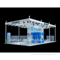 column trade show booth design 30'X50' from DeTian